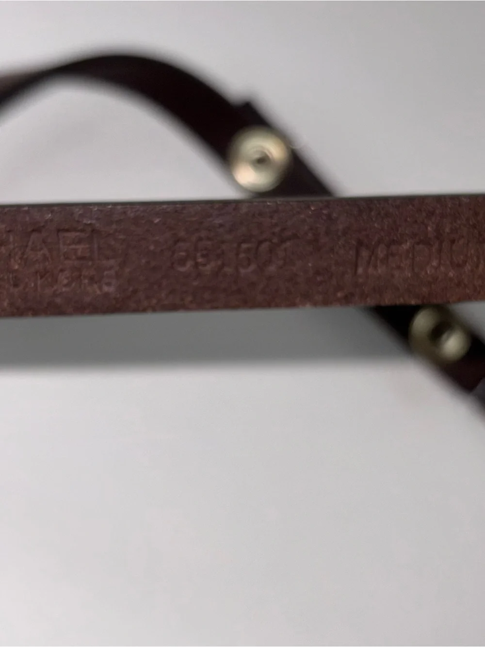 Michael Kors Brown MK Signature Fanny Pack Belt Bag Leather Strap Size M